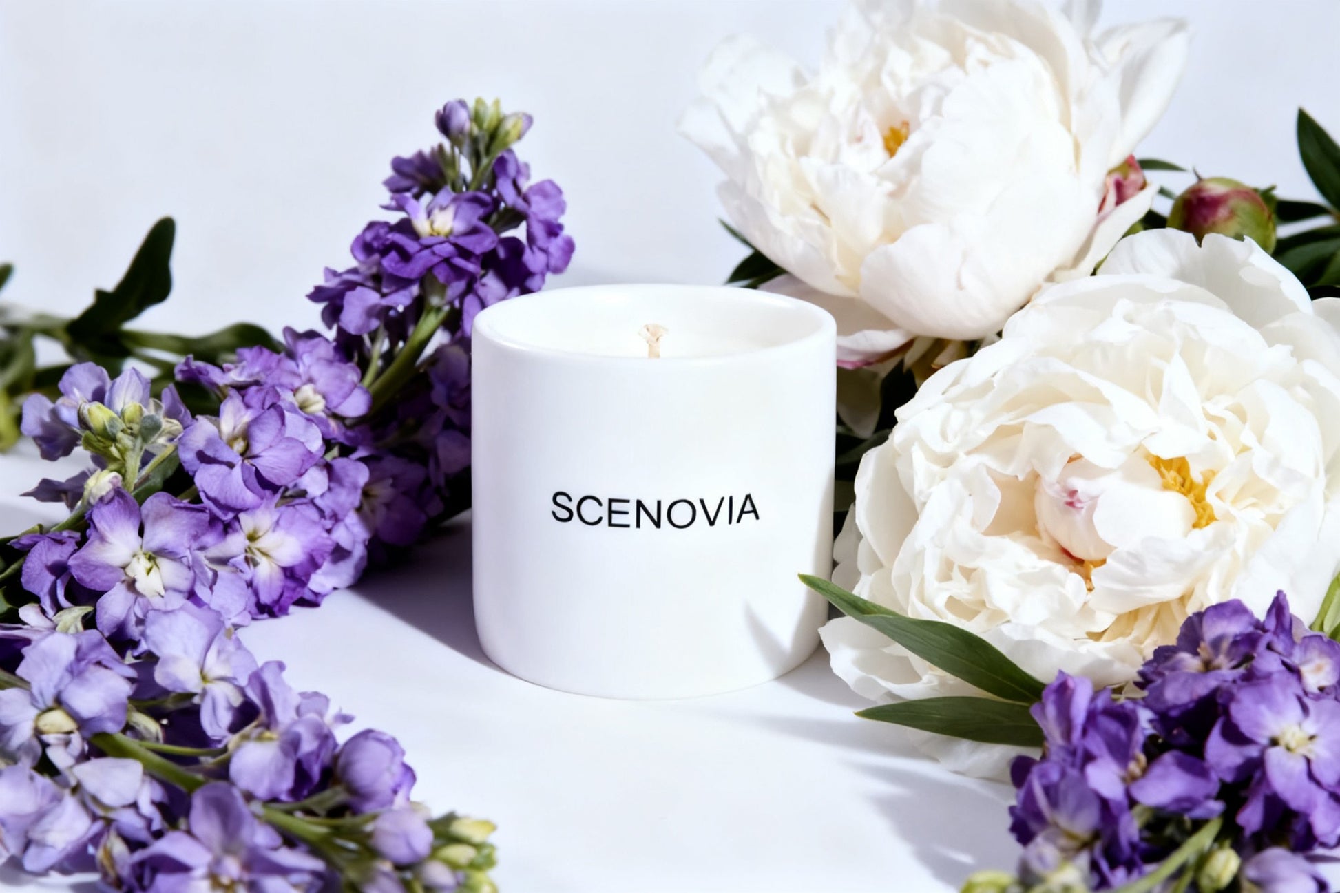 SCENOVIA Luxury Aromatherapy Scented Candle,Bobbys' Flower Shop Aromatherapy