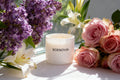 SCENOVIA Bobbys flower shop Ceramic cups Scented Soy Candle for her