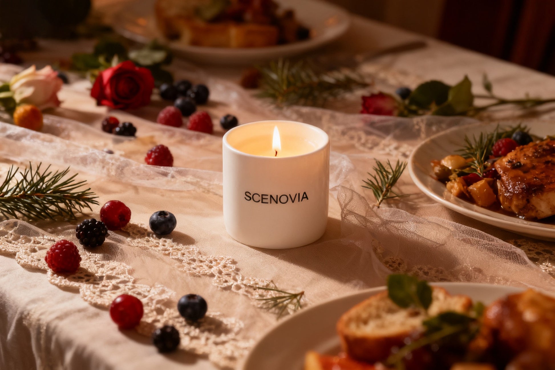 SCENOVIA Scented candles for gatherings