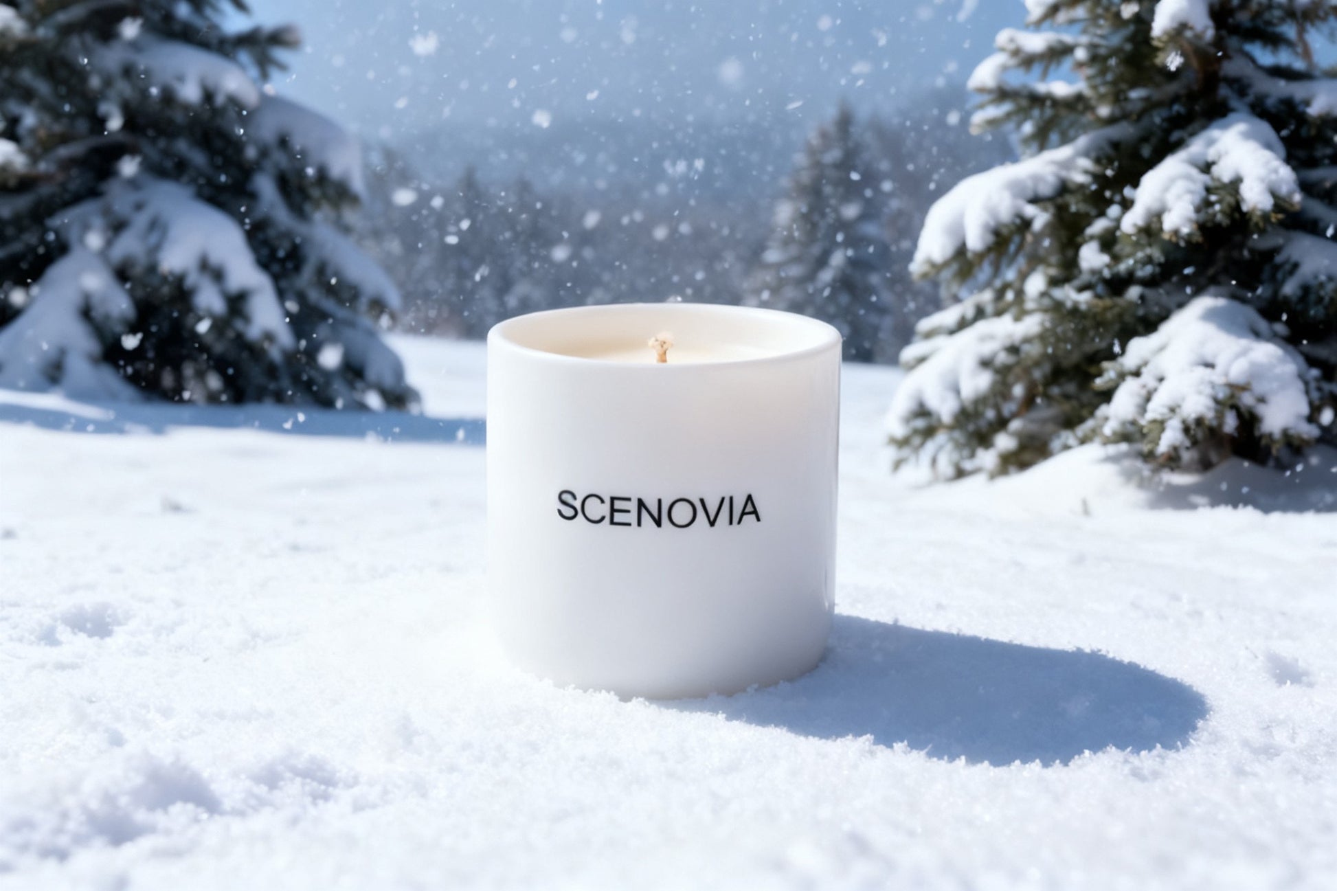 SCENOVIA French Black Juniper Soy Candle Woody Notes for Home Decor & Aromatherapy