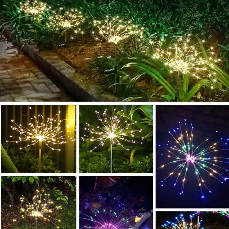 Valentine's Day Multi-Color Solar Garden Lights 4packs