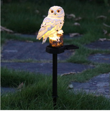 Solar-Powered Owl Lamps 2packs