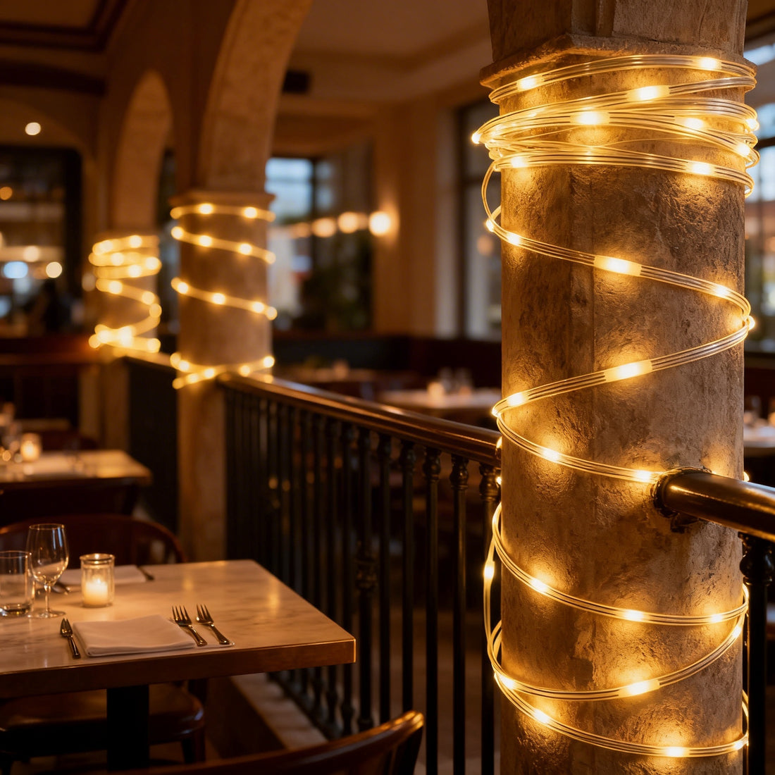 100m/328ft Solar Garden Rope Lights with 8 Models