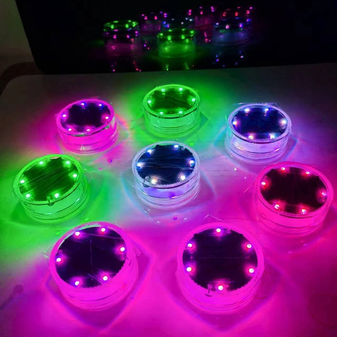 Outdoor solar floating pool light 2packs